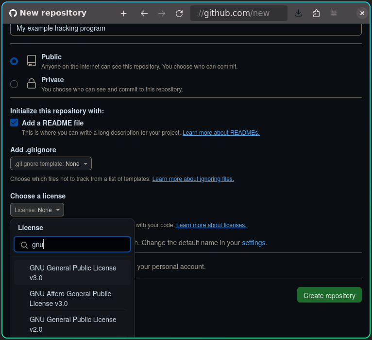 GNU GPLv3